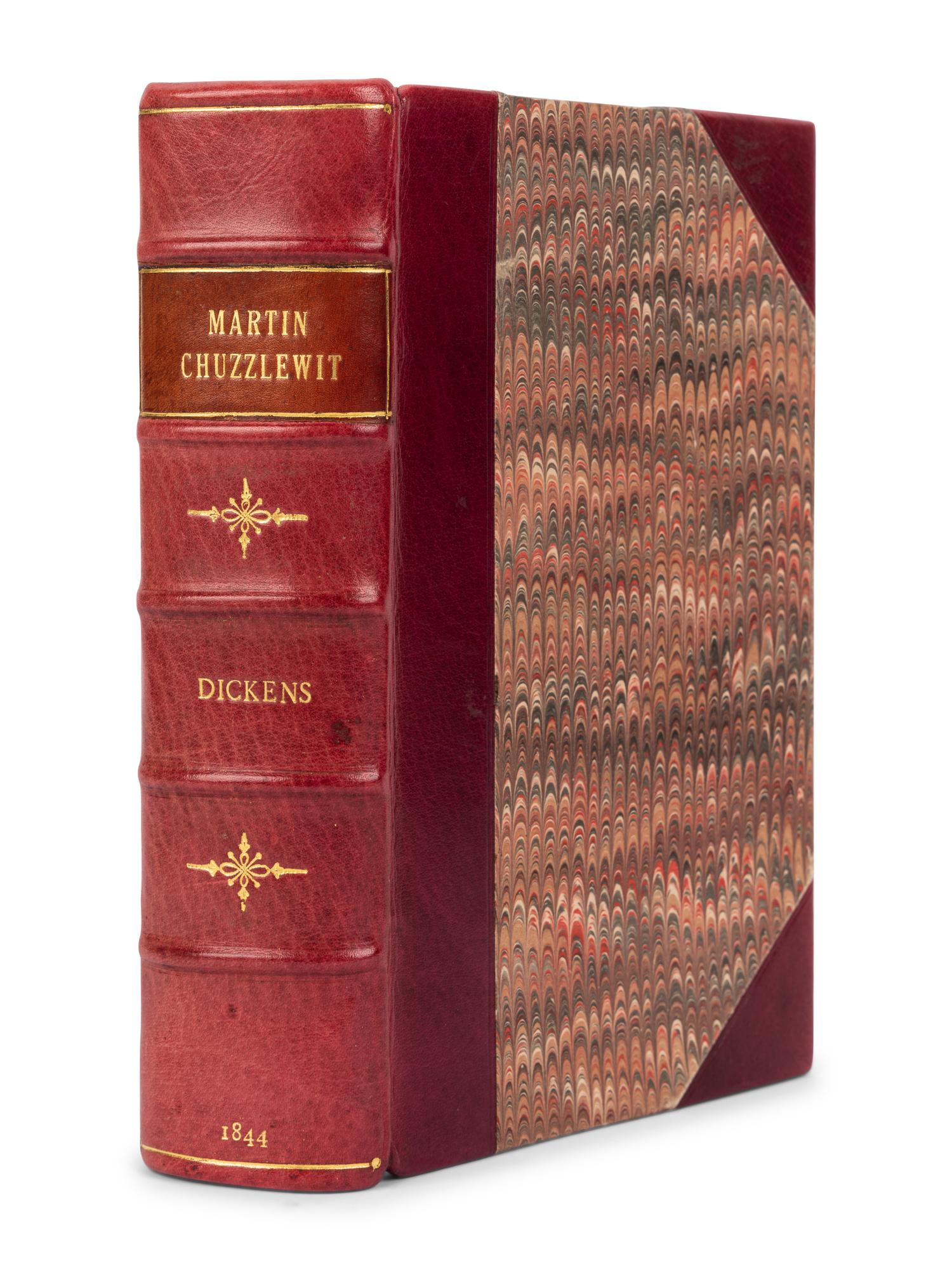 DICKENS, Charles (“Boz”) (1812-1870). The Life and Adventures of Martin Chuzzlewit. London: Chapman and Hall, 1844.