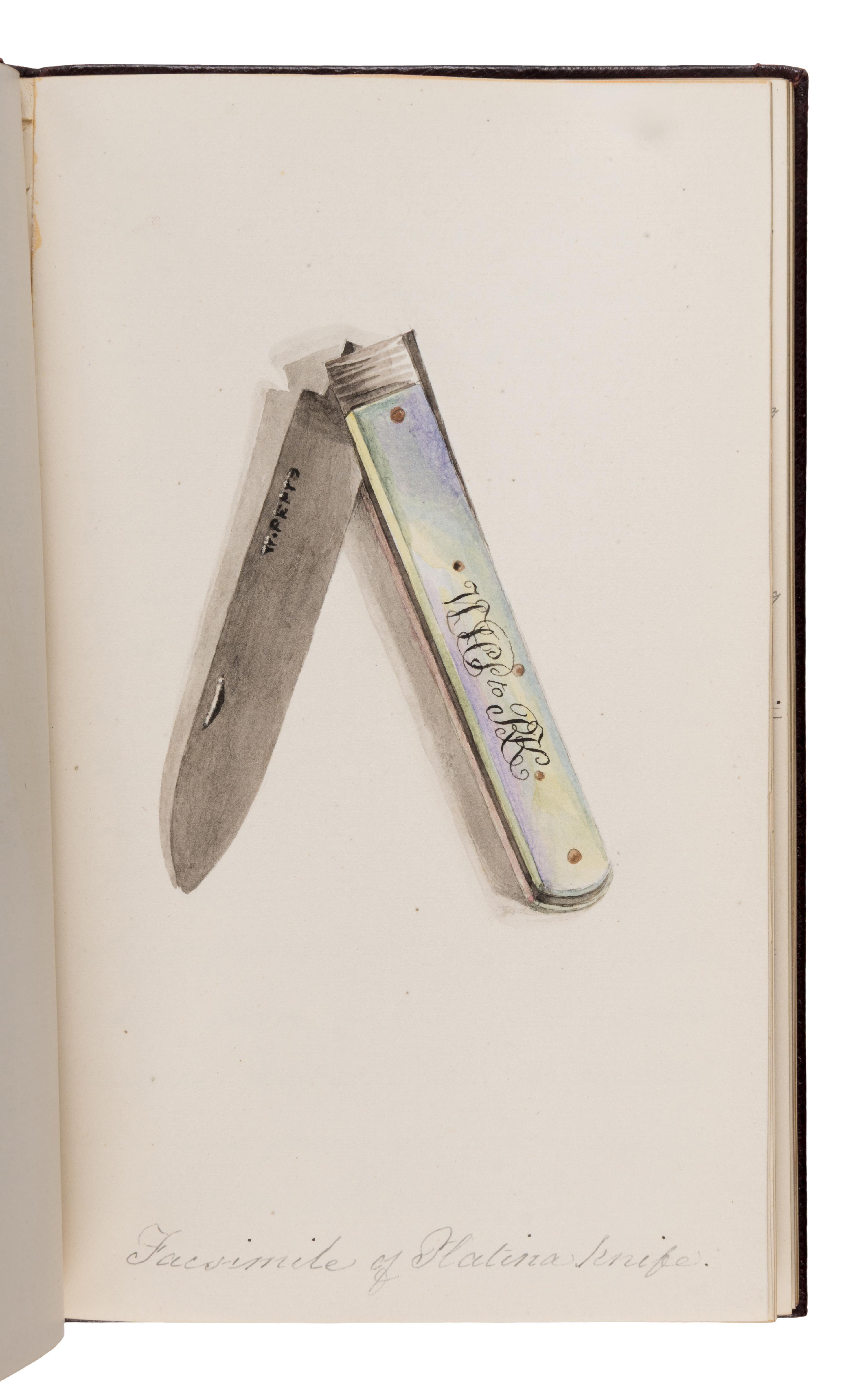 [Children’s Book]. Evans, Edith, illustrator. -- Hunter, Julia. A hitherto unpublished autograph manuscript fair copy of "Scientific Toys: Made for Amusement but Illustrating Some Important Principle." N.p., January 1884.