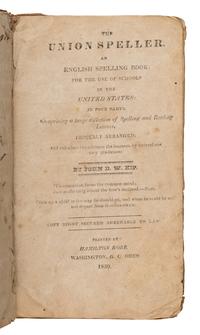 [Ohio Valley]. A group of 6 early frontier spelling and school books, comprising: