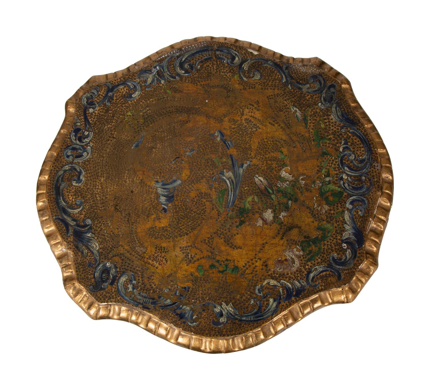 A Venetian Giltwood and Polychrome Figural Pedestal — LATE 19TH/EARLY 20TH CENTURY