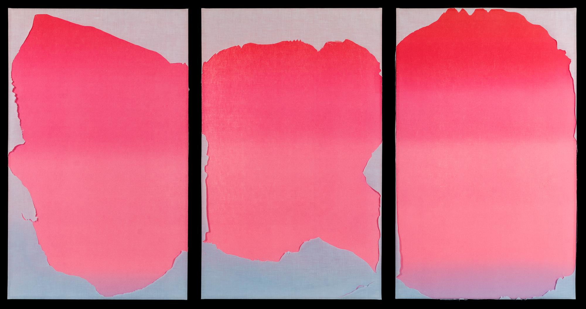 Untitled (Triptych) from Wash and Tear Series