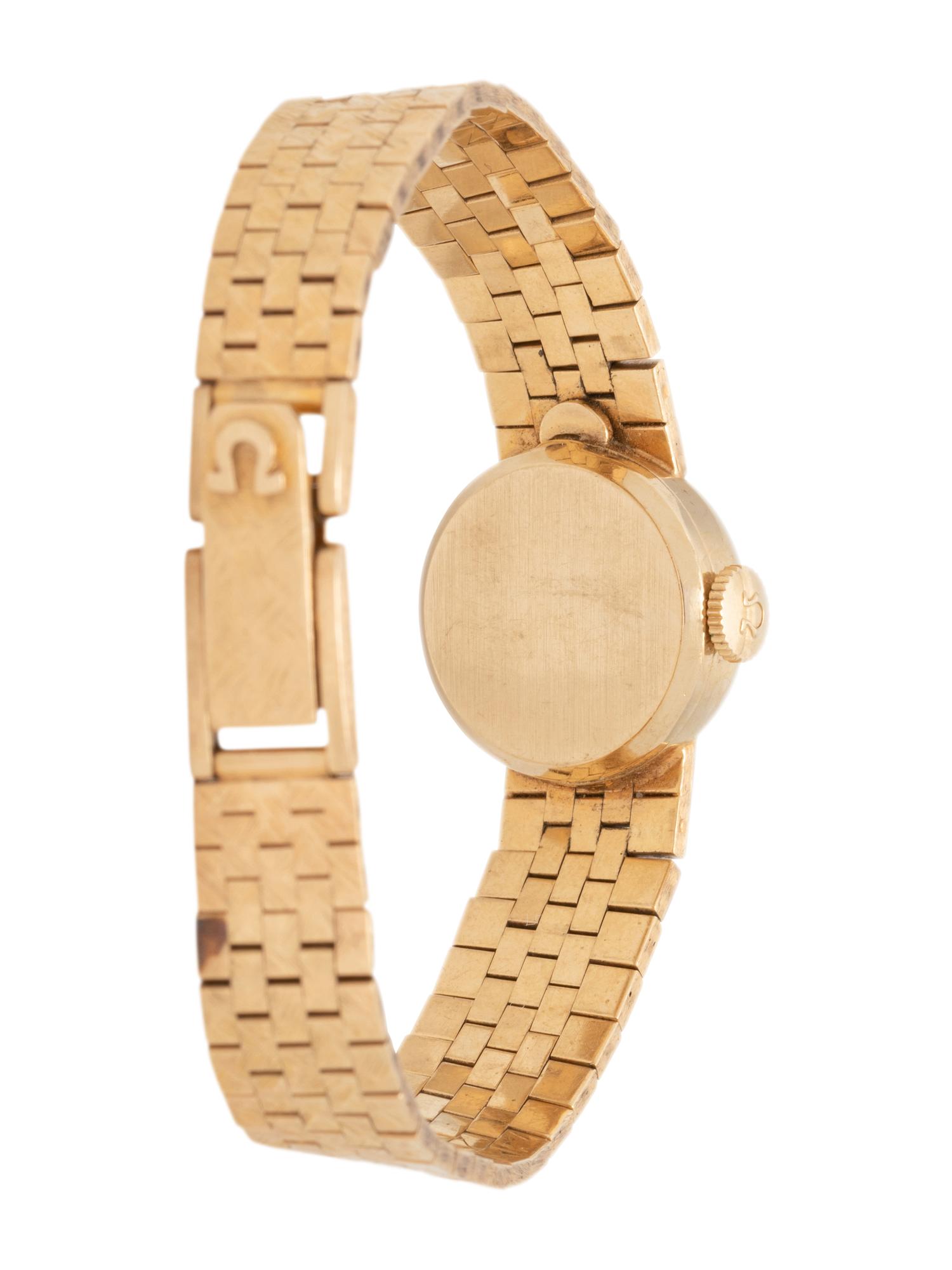 OMEGA, 14K YELLOW GOLD WRISTWATCH