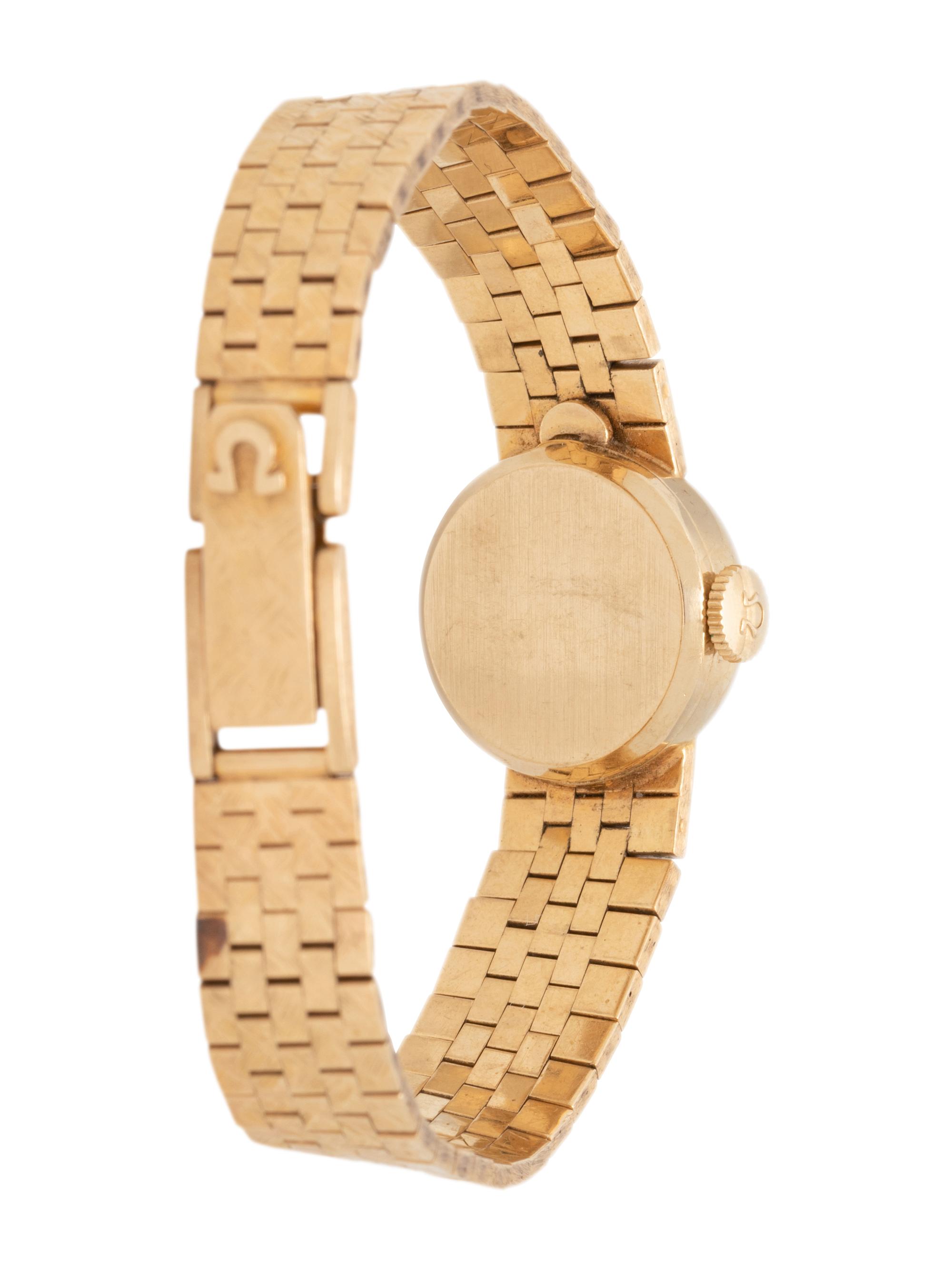 OMEGA, 14K YELLOW GOLD WRISTWATCH