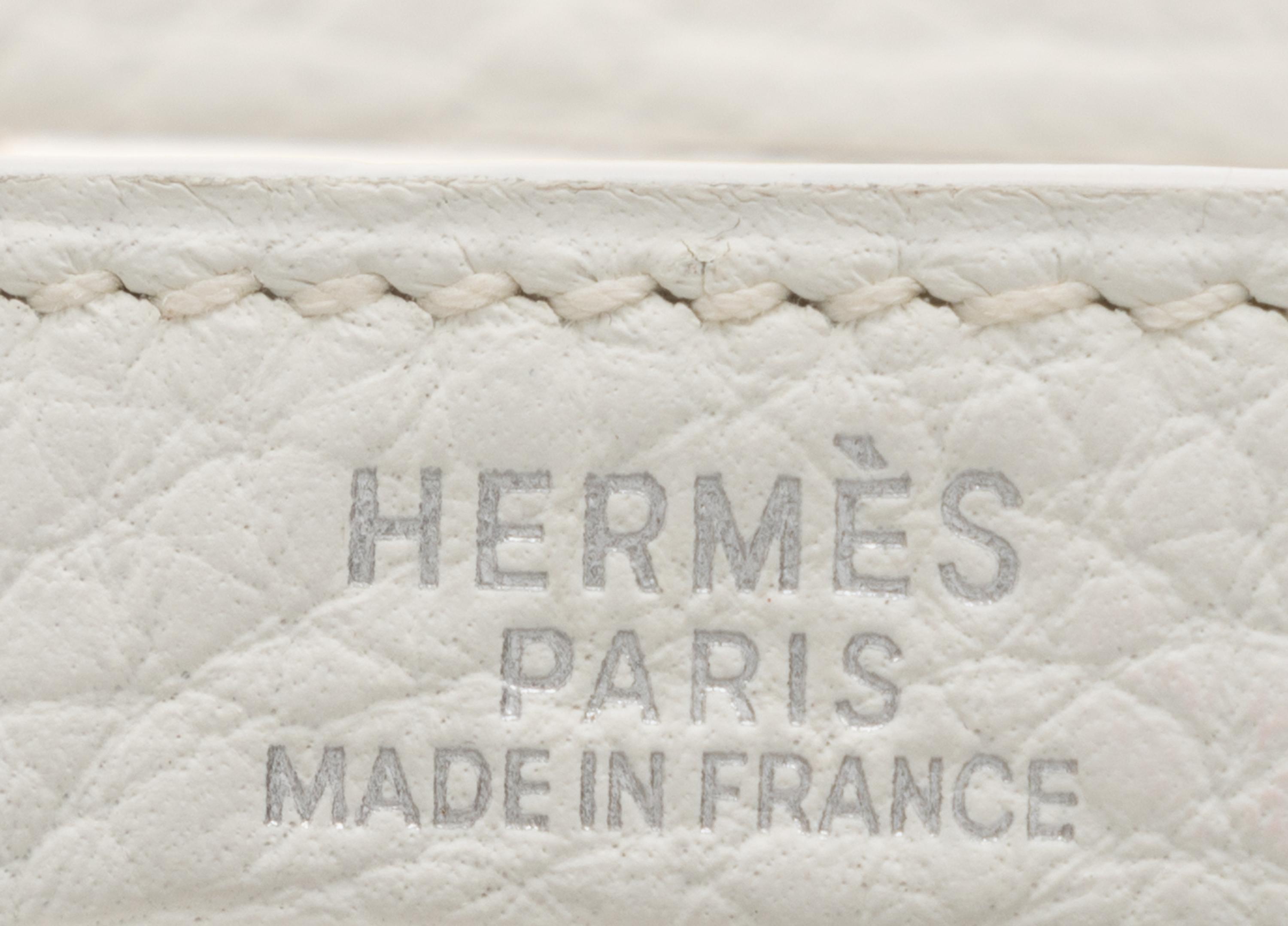 Hermès, Kelly Retourne 32 in White Clemence, 2004