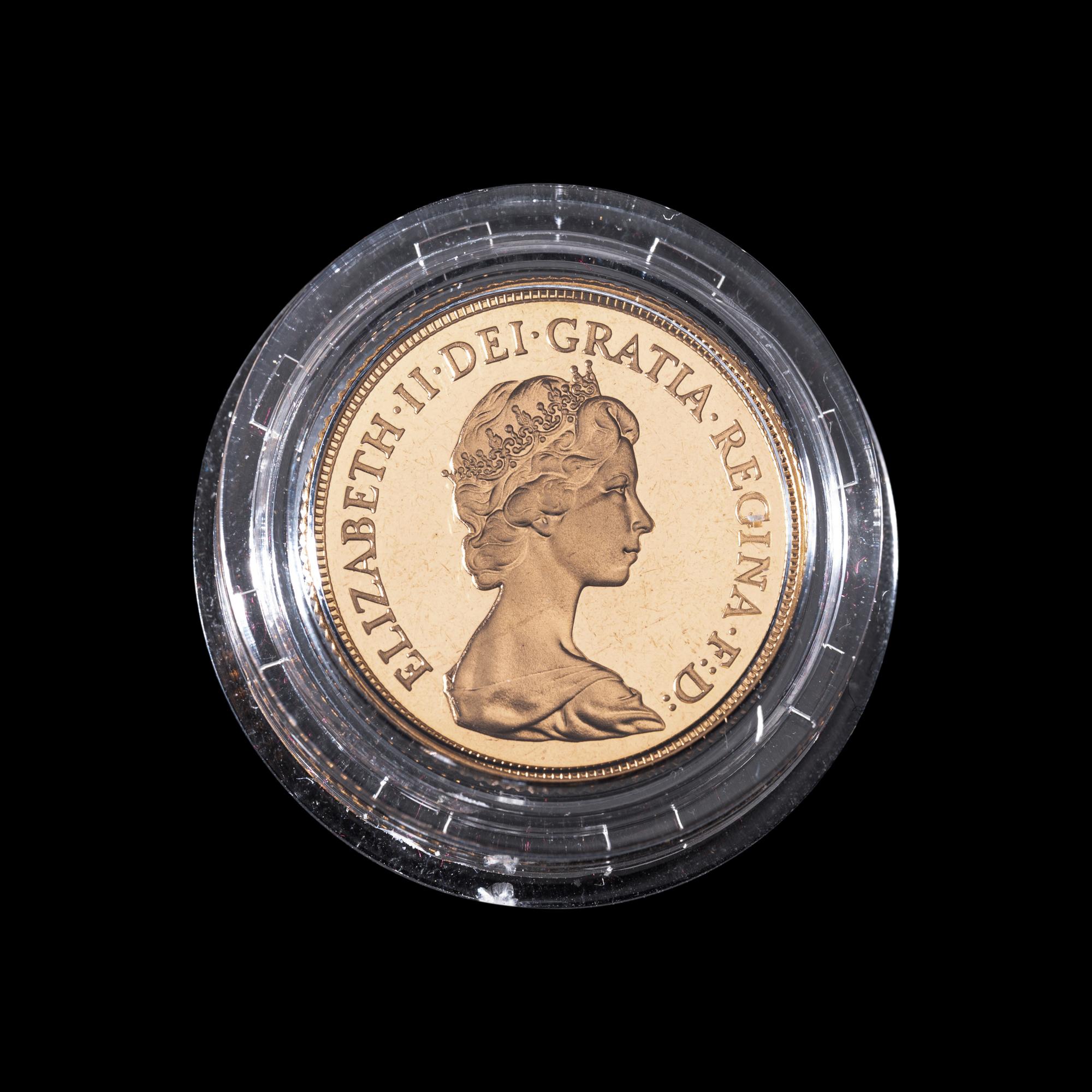 [GREAT BRITAIN] 1983 Gold Sovereign Proof