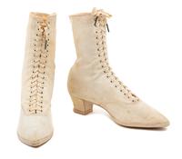 Two Pairs of Early Women's Sportswear Boots, Including Keds, c.1920