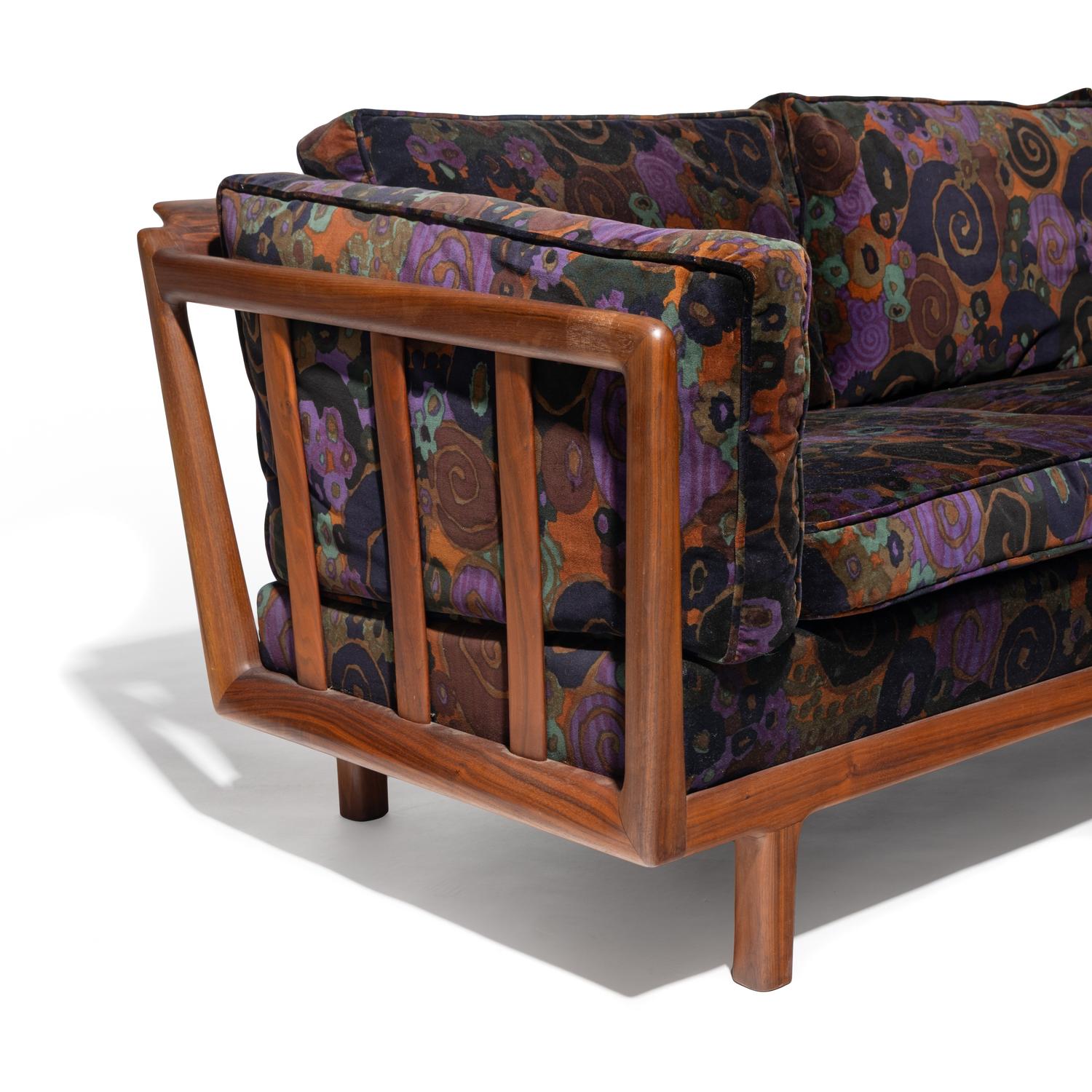 Roma Sofa with Jack Lenor Larsen fabric Dux, Sweden