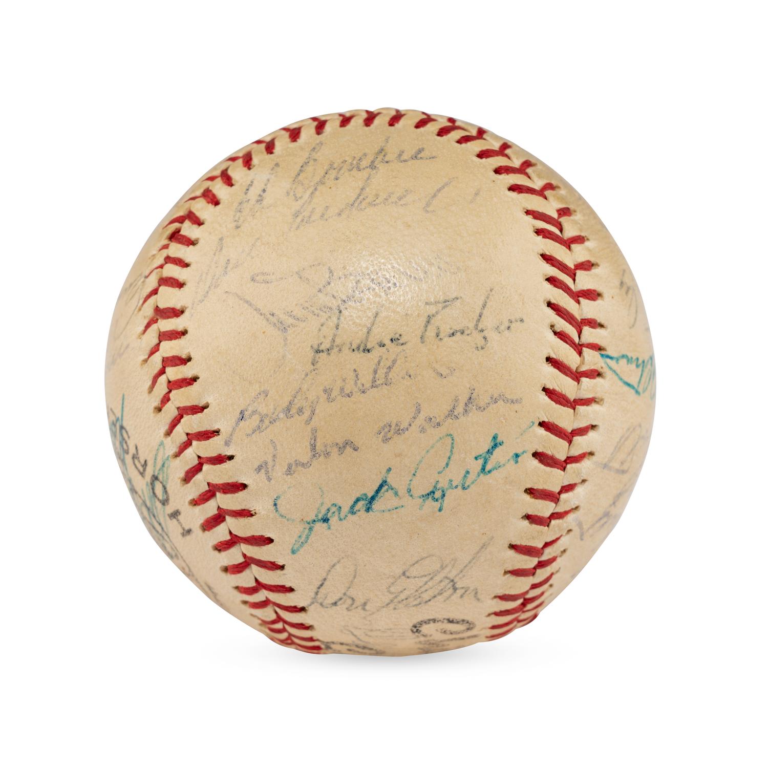 A 1961 Chicago Cubs Team Signed Autograph Baseball