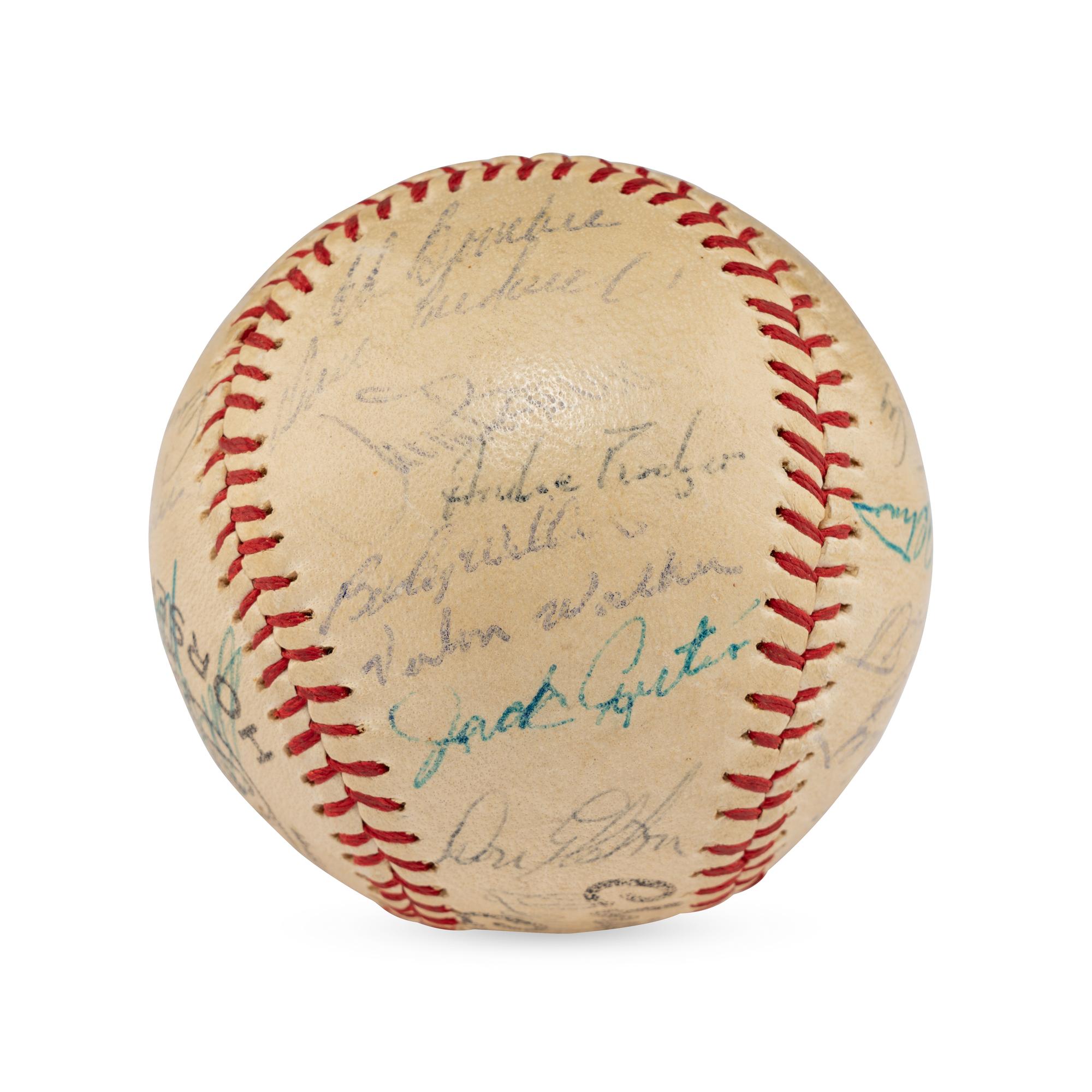 A 1961 Chicago Cubs Team Signed Autograph Baseball