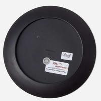 A Wedgwood Encaustic-Decorated Black Basalt Plate UK, circa 1785