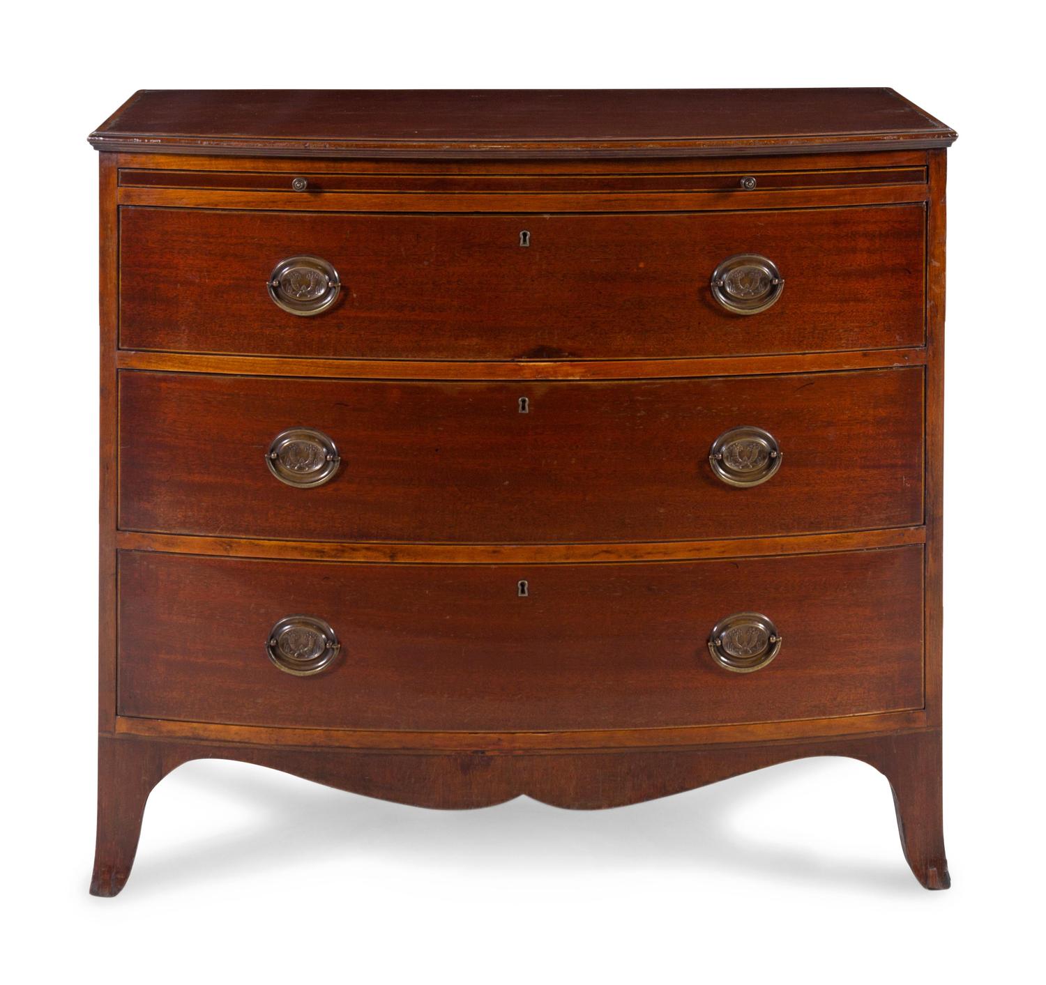 A Georgian Style Mahogany Bachelor's Chest