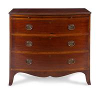 A Georgian Style Mahogany Bachelor's Chest