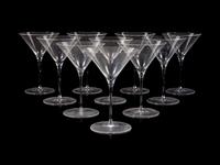A Set of Twelve Lobmeyr Cocktail Glasses Designed by Oswald Haerdtl