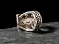 Silver and Turquoise Ketoh-style Ring