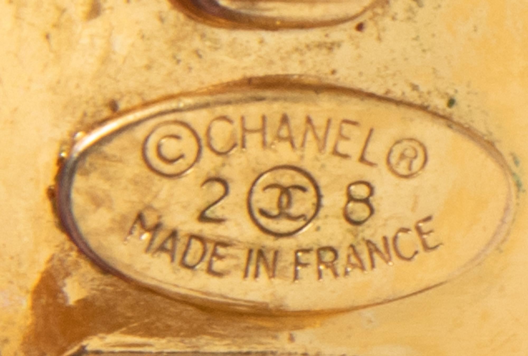 Chanel, Oversized CC & Faux-Pearl Ear Clips