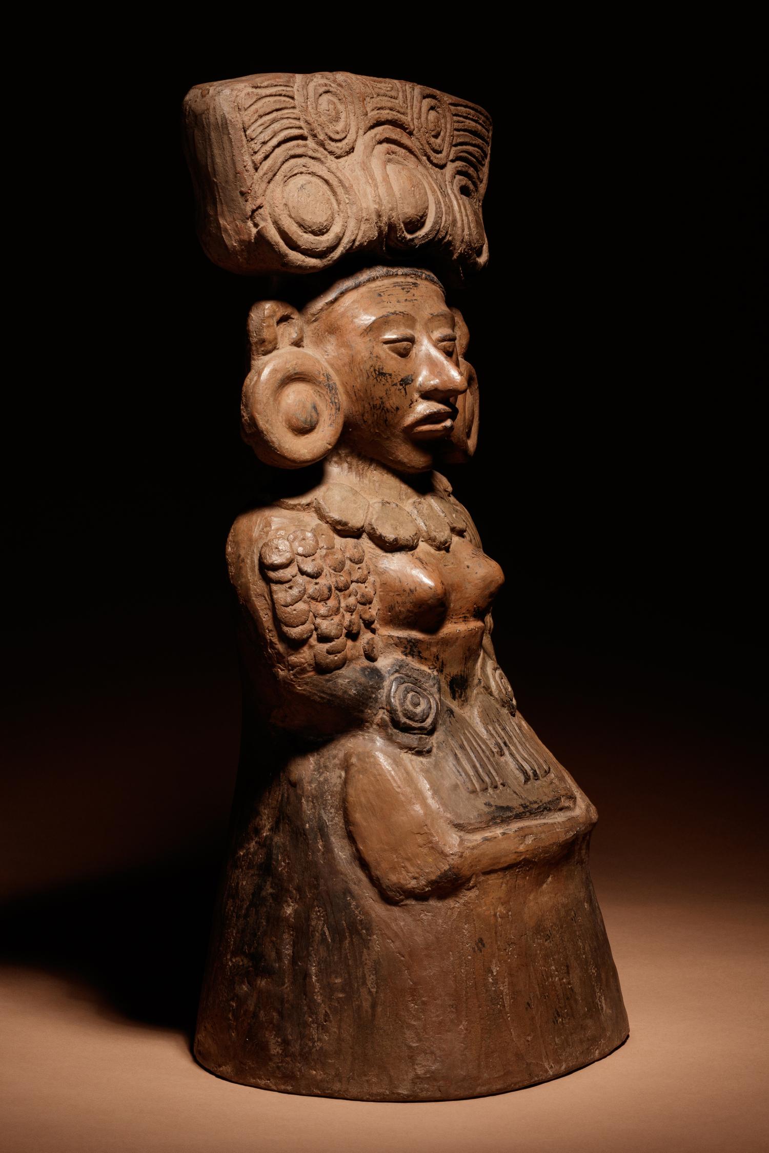 A Maya Molded Female Personage