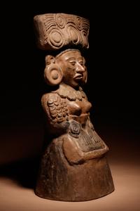 A Maya Molded Female Personage