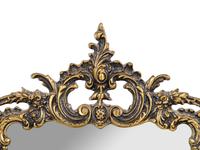 A Rococo Revival Gilt Metal Mirror