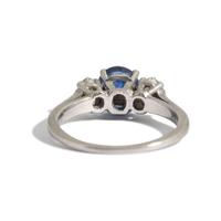 SAPPHIRE AND DIAMOND RING