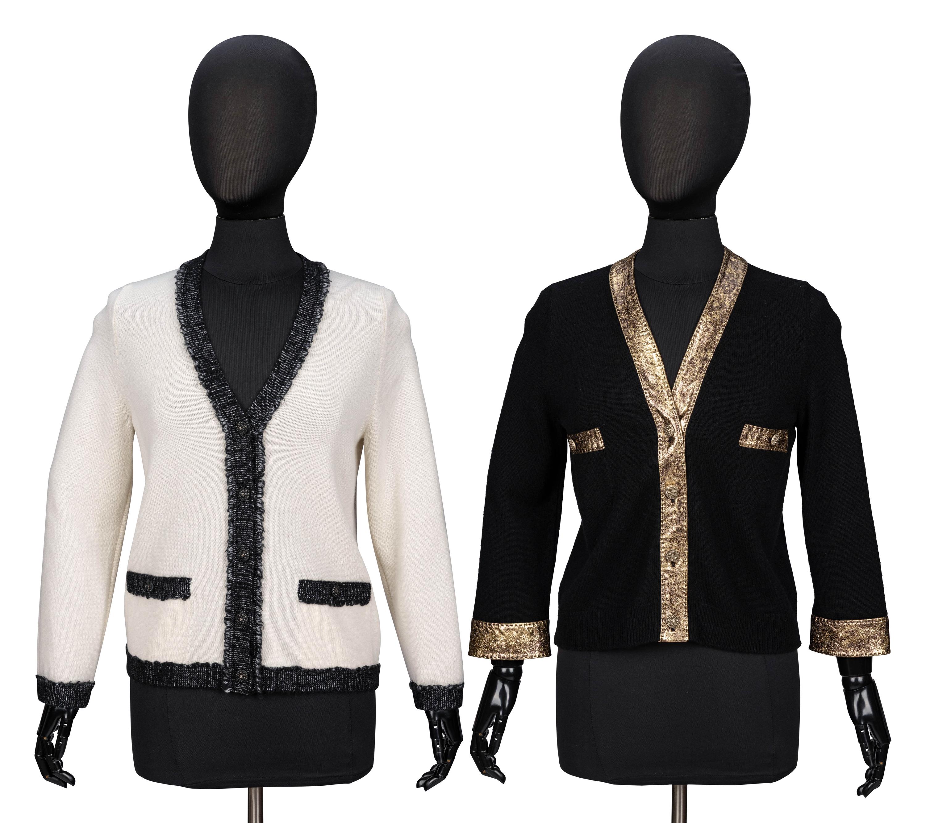 Chanel, Two Cashmere Cardigans