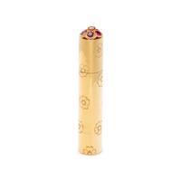 VAN CLEEF & ARPELS, NEW YORK, YELLOW GOLD, RUBY AND DIAMOND PERFUME BOTTLE