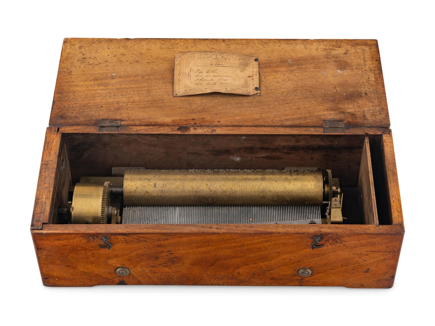 A Key Wind Four Air Music Box