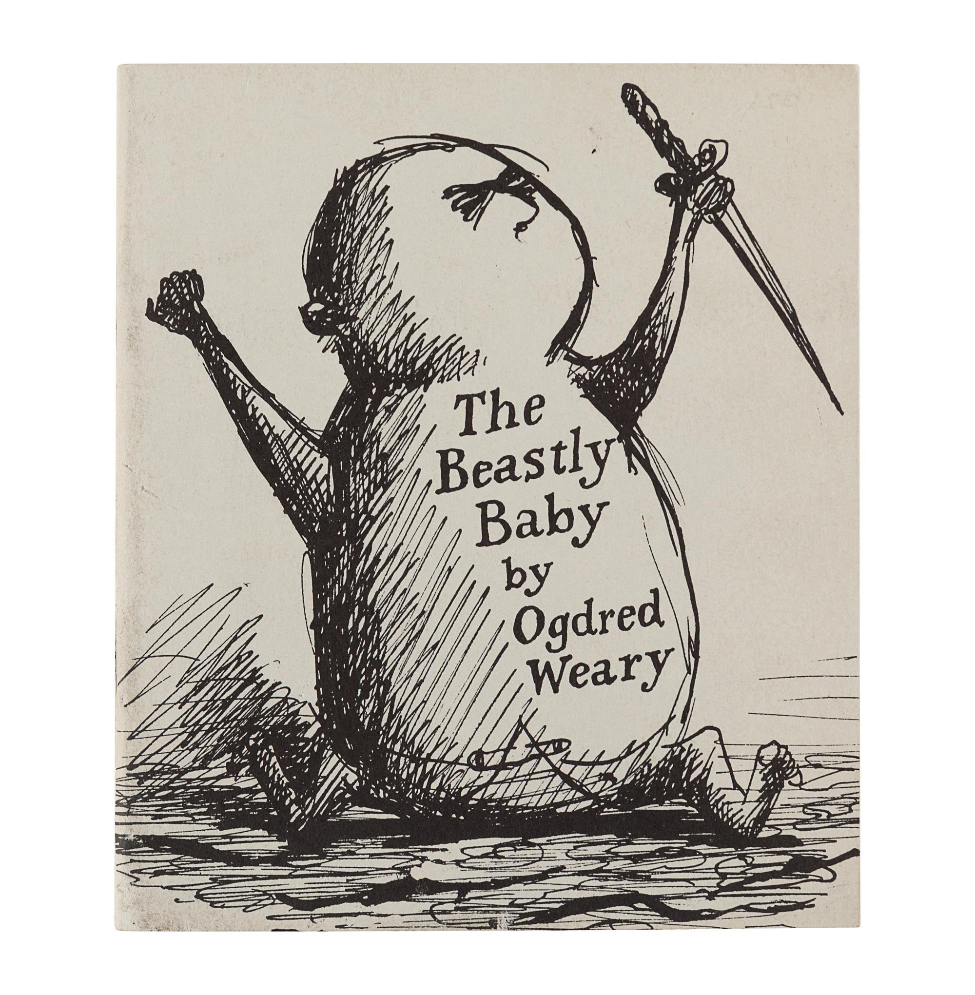 GOREY, Edward (1925-2000). The Beastly Baby . N.p.: The Fantod Press, 1962.