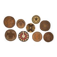 Hopi and Navajo Basketry Trays