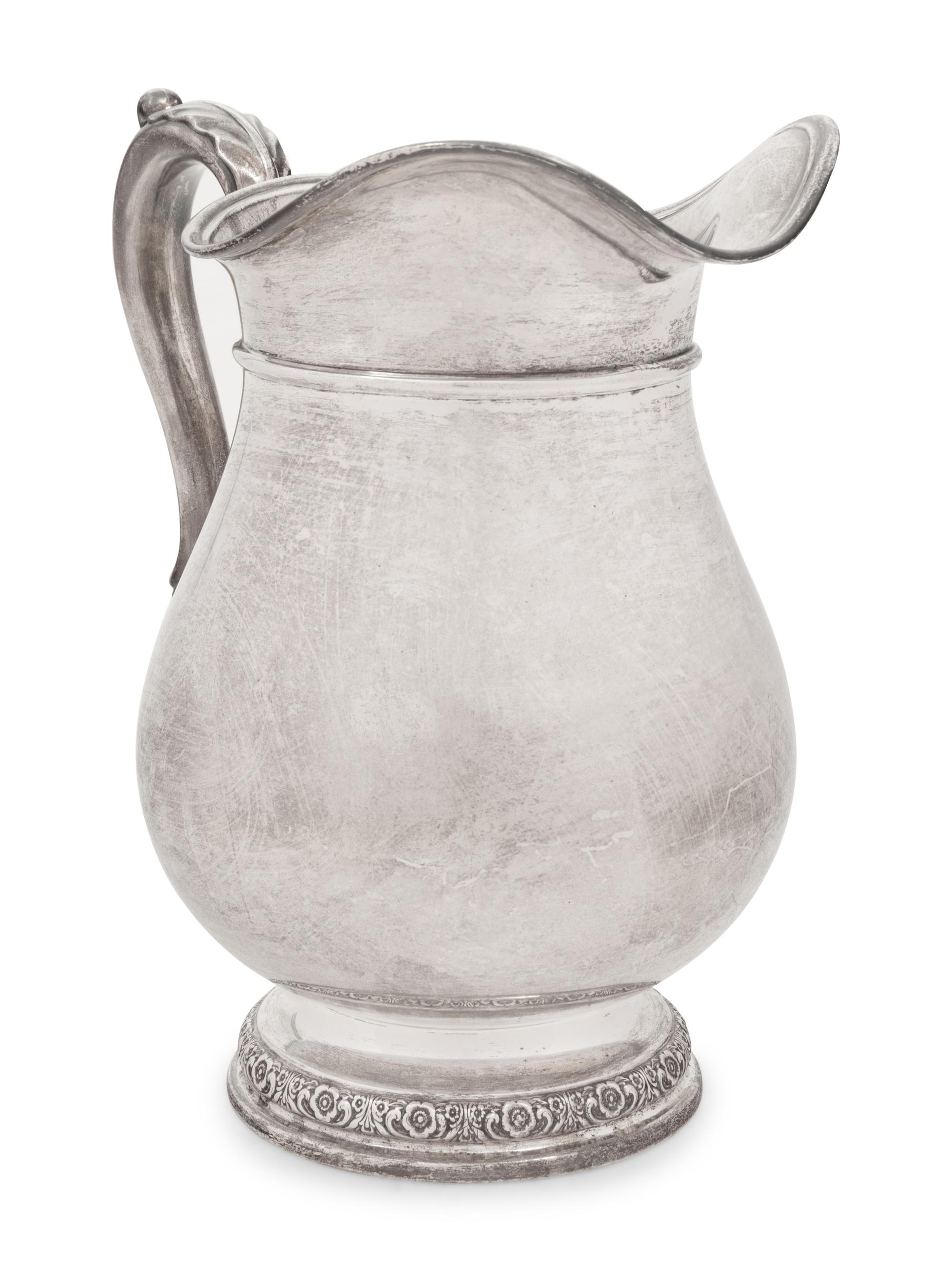 An American Silver Water Pitcher