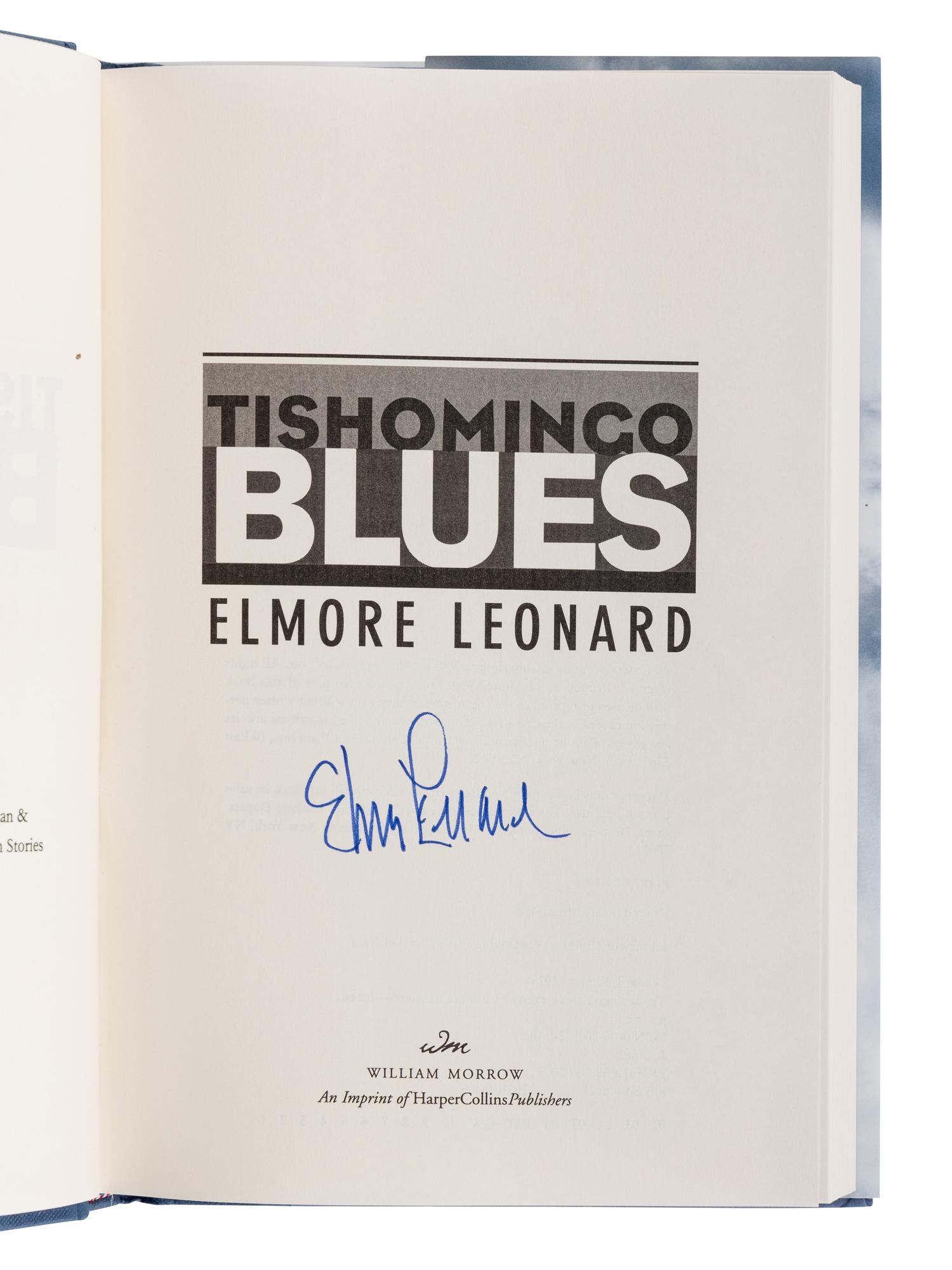 LEONARD, Elmore (1925-2013). A group of 16 works by Leonard, ALL FIRST EDITIONS, MOST SIGNED, comprising: