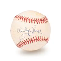 A Group of Whitey Ford and Allie Reynolds Single Signed Autograph Baseballs (Beckett Authentication Services Certified),