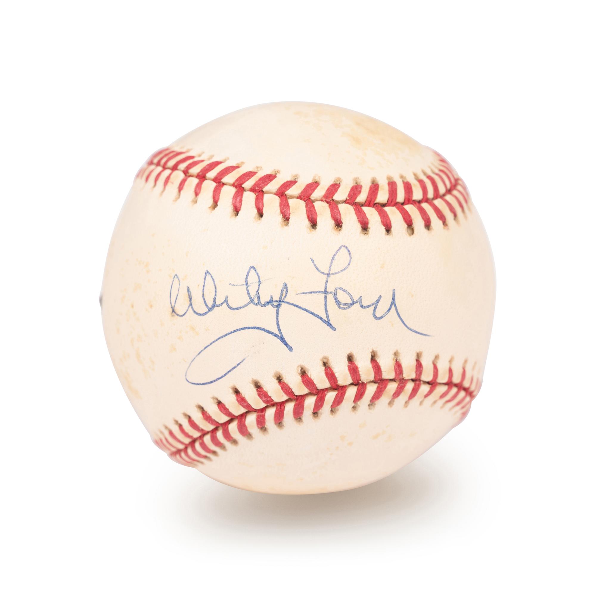 A Group of Whitey Ford and Allie Reynolds Single Signed Autograph Baseballs (Beckett Authentication Services Certified),