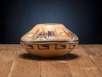 Pottery Jar, with Butterflies