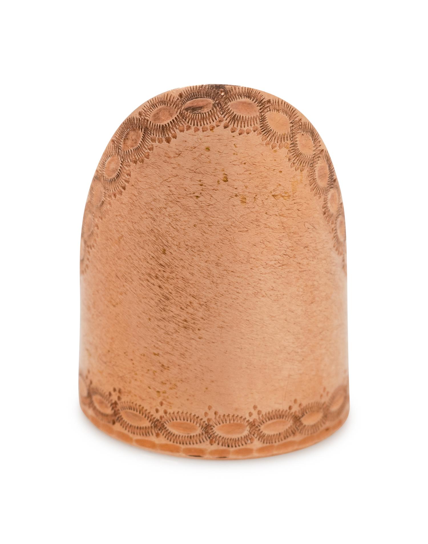 A Rose Gold Finger Guard