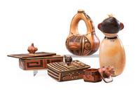 Collection of Pottery Lot is located and will ship from Cincinnati, Ohio.