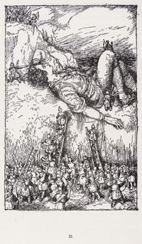 (GULLIVER'S TRAVELS) SWIFT, JONATHAN. A group of eight various editions of Gulliver's Travels.