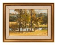 Rivière sous les Arbres , c. 1960