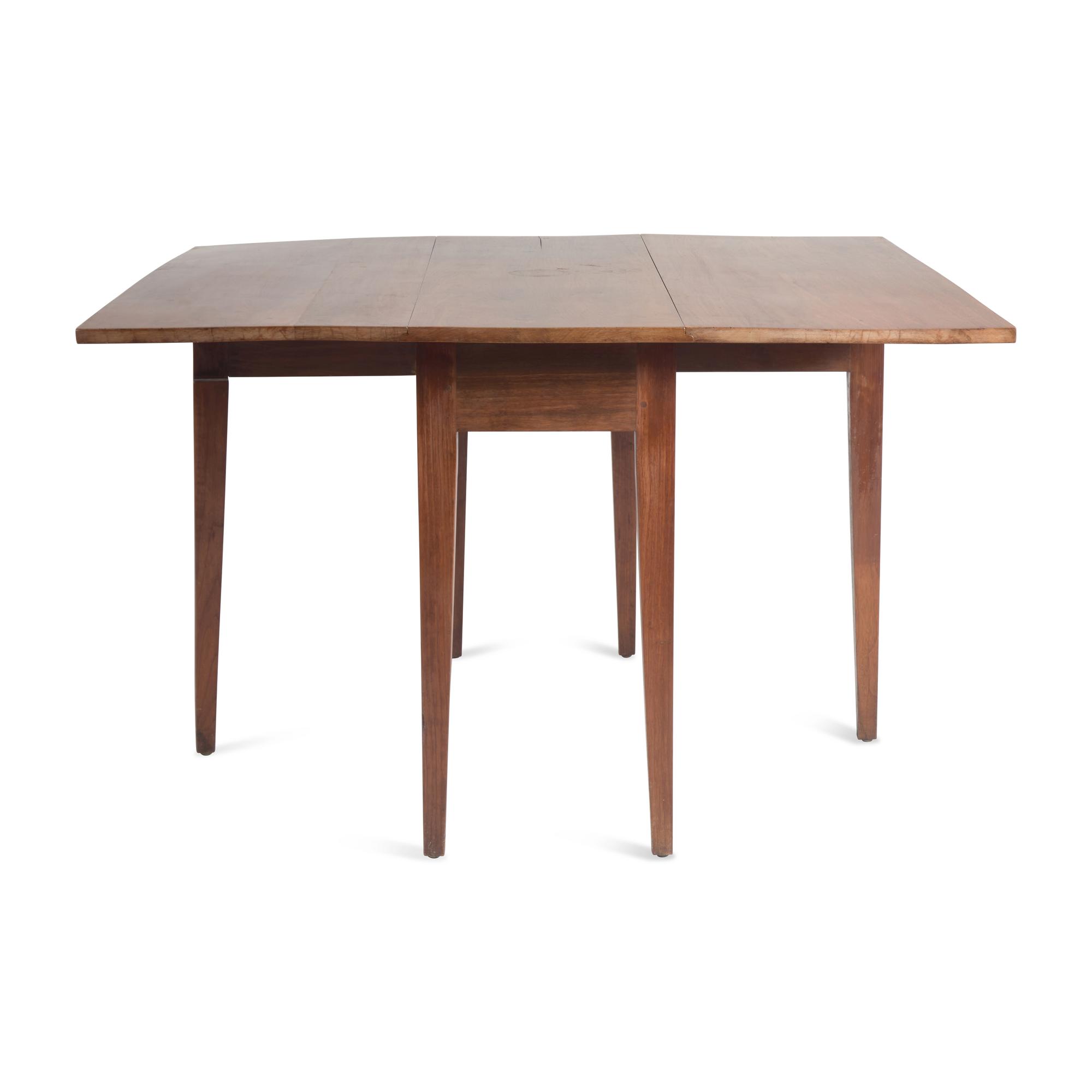 A Southern Federal Walnut Drop-Leaf Table