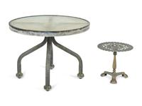 Two Small Outdoor Tables