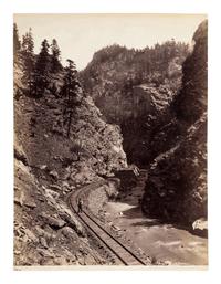 William Henry Jackson (1843-1942) Rocky Point, Clear Creek Cañon, Colorado, 1885