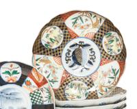 A Group of Imari Porcelain Dishes