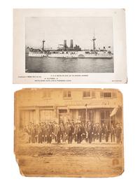 [EARLY PHOTOGRAPHY] - [AMERICA AT WAR] Over 100 images, mostly military in subject matter, various dates from Civil War to WWII.