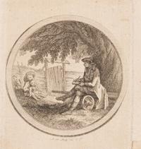 Johann Wilhelm Meil (German, 1733-1805); Two Untitled Etchings