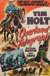 Vintage Movie Poster, Overland Telegraph