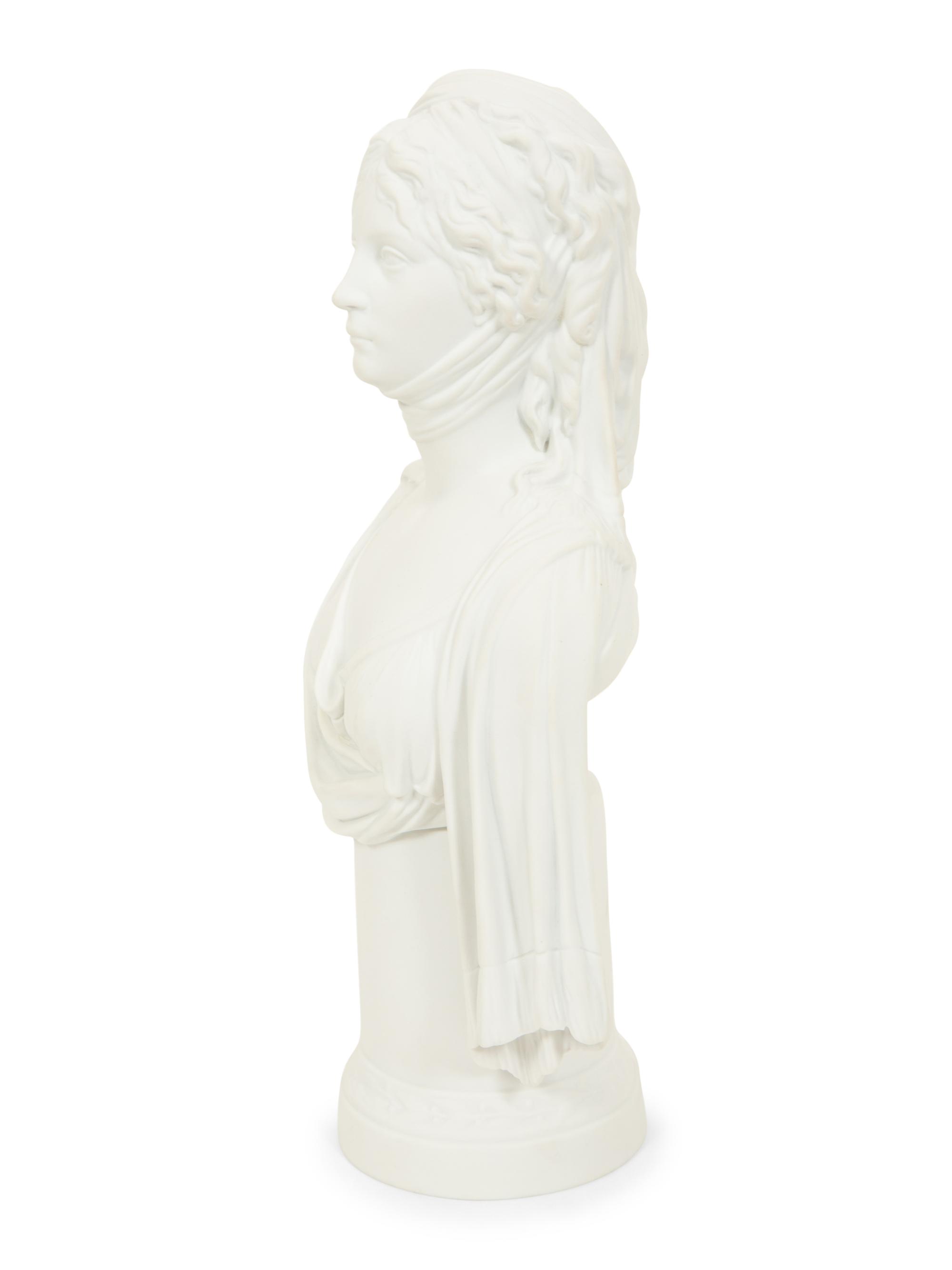 A Berlin (K.P.M.) Bisque Porcelain Bust