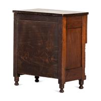 A Classical Ohio Cherrywood and Walnut Child’s Chest of Drawers