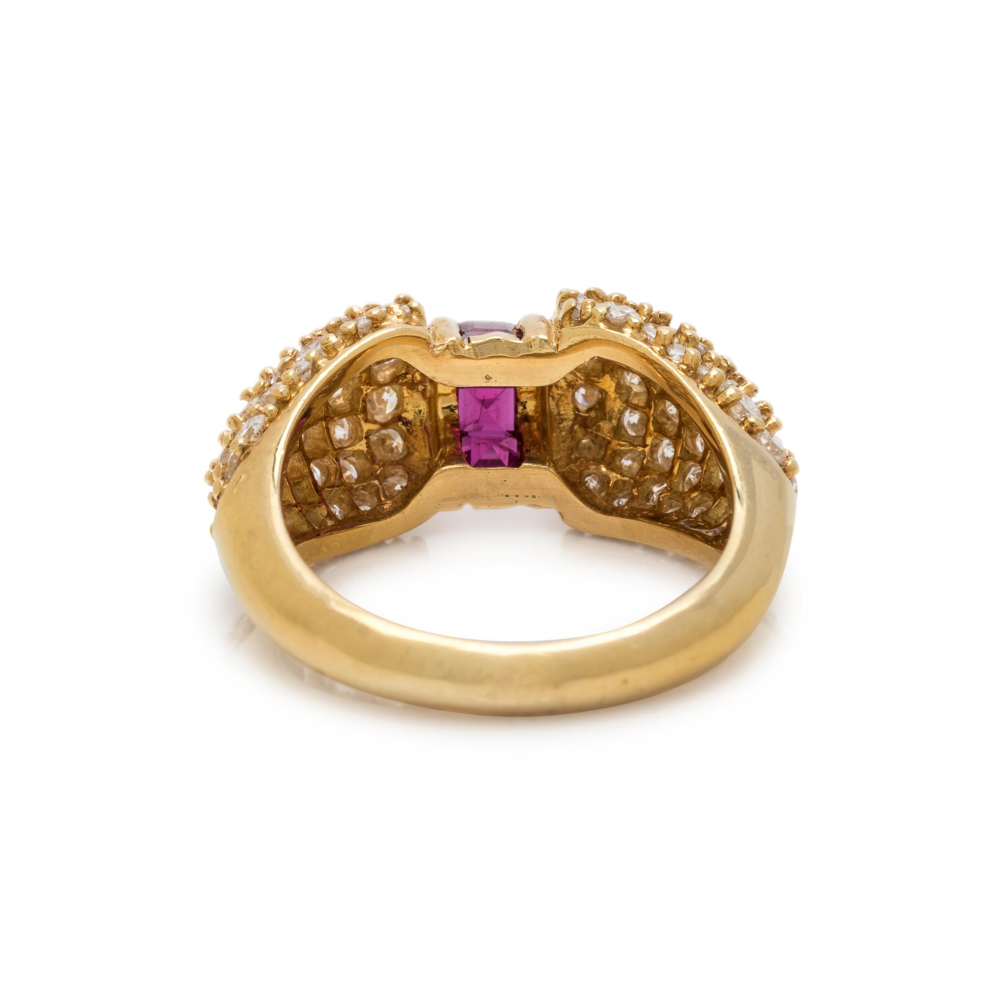 RUBY AND DIAMOND RING