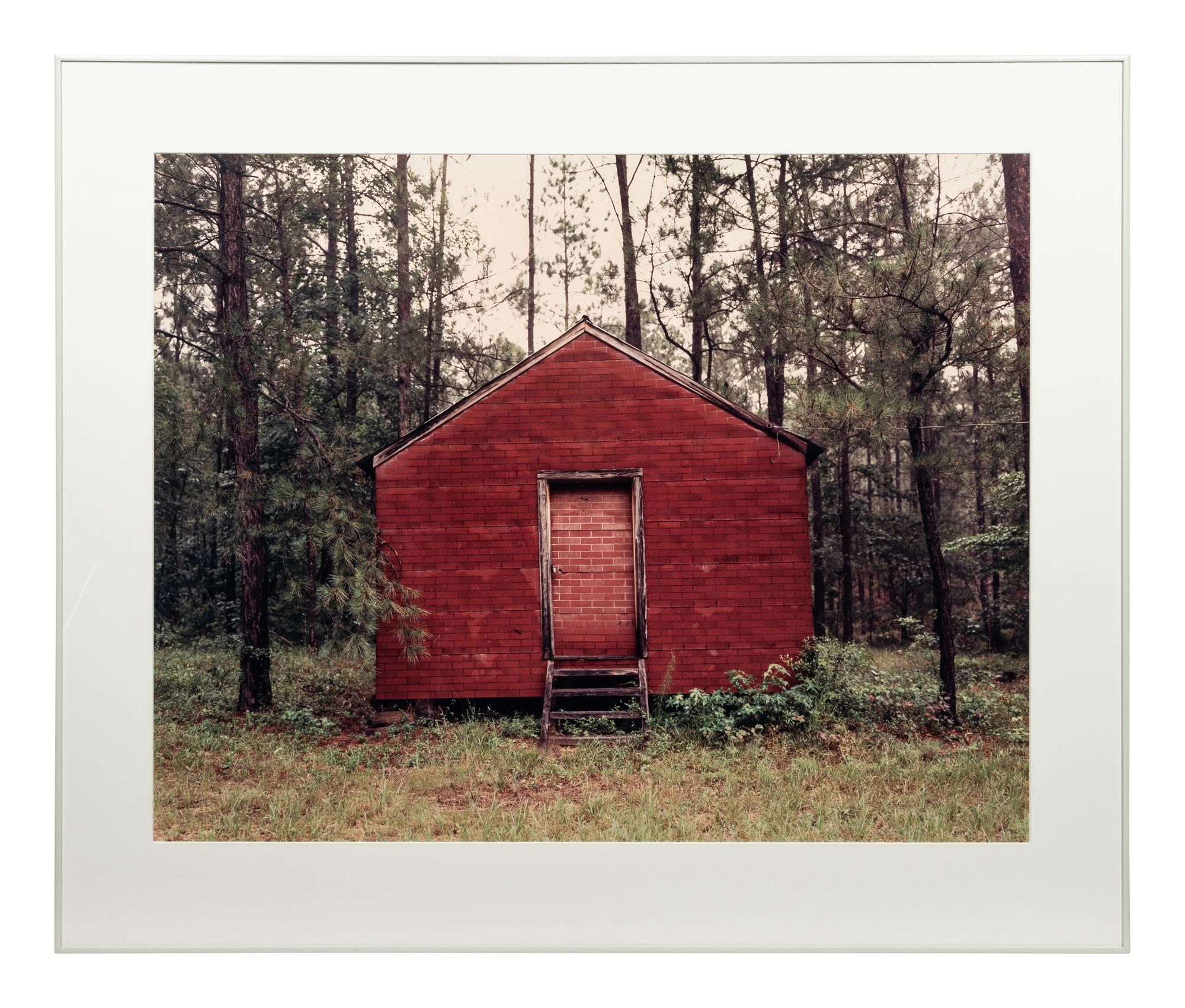 William Christenberry (1936-2016) Red Building in Forest, Hale County, Alabama, 1983