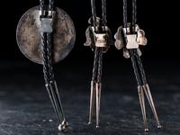 Zuni Mosaic Inlay Bolo Ties