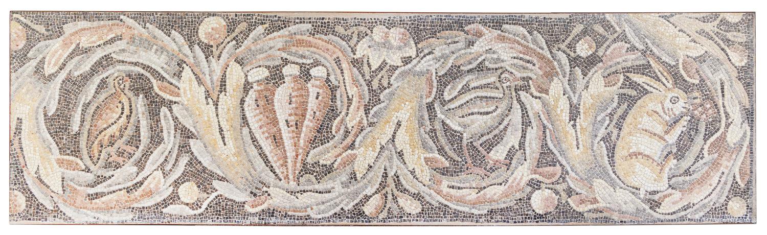 A Byzantine Marble Mosaic Floor Panel